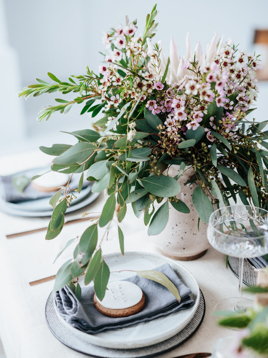 salvage depart Daytime Australian inspired Christmas festive table styling | Eclectic Creative